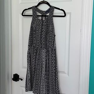 Black and White Print Dress